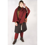 Product image Medieval Hood Egill with Embroidery red