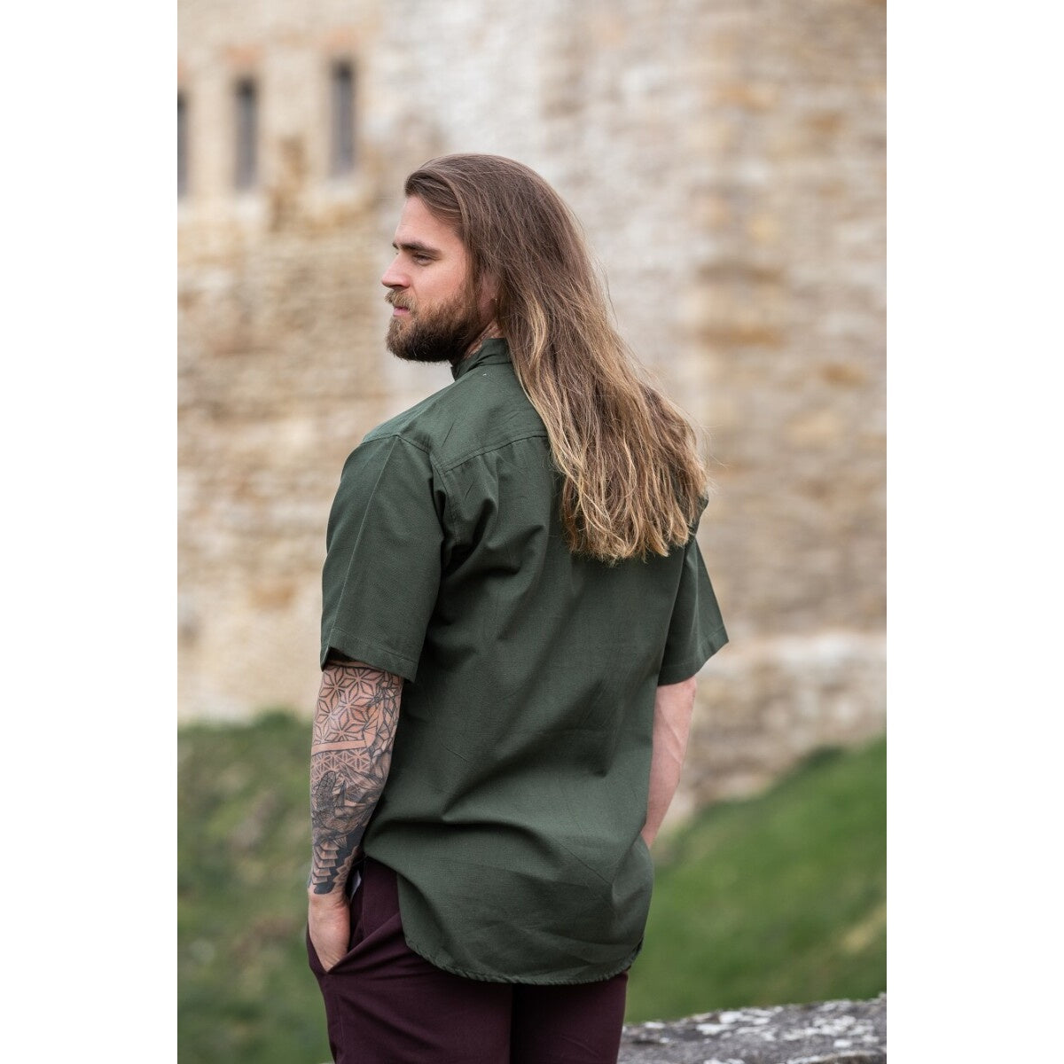 Product image Medieval Shirt Erik Short Sleeve Green