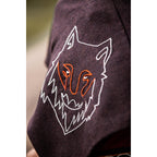 Product image Medieval Gugel Tyr with Wolf Embroidery brown