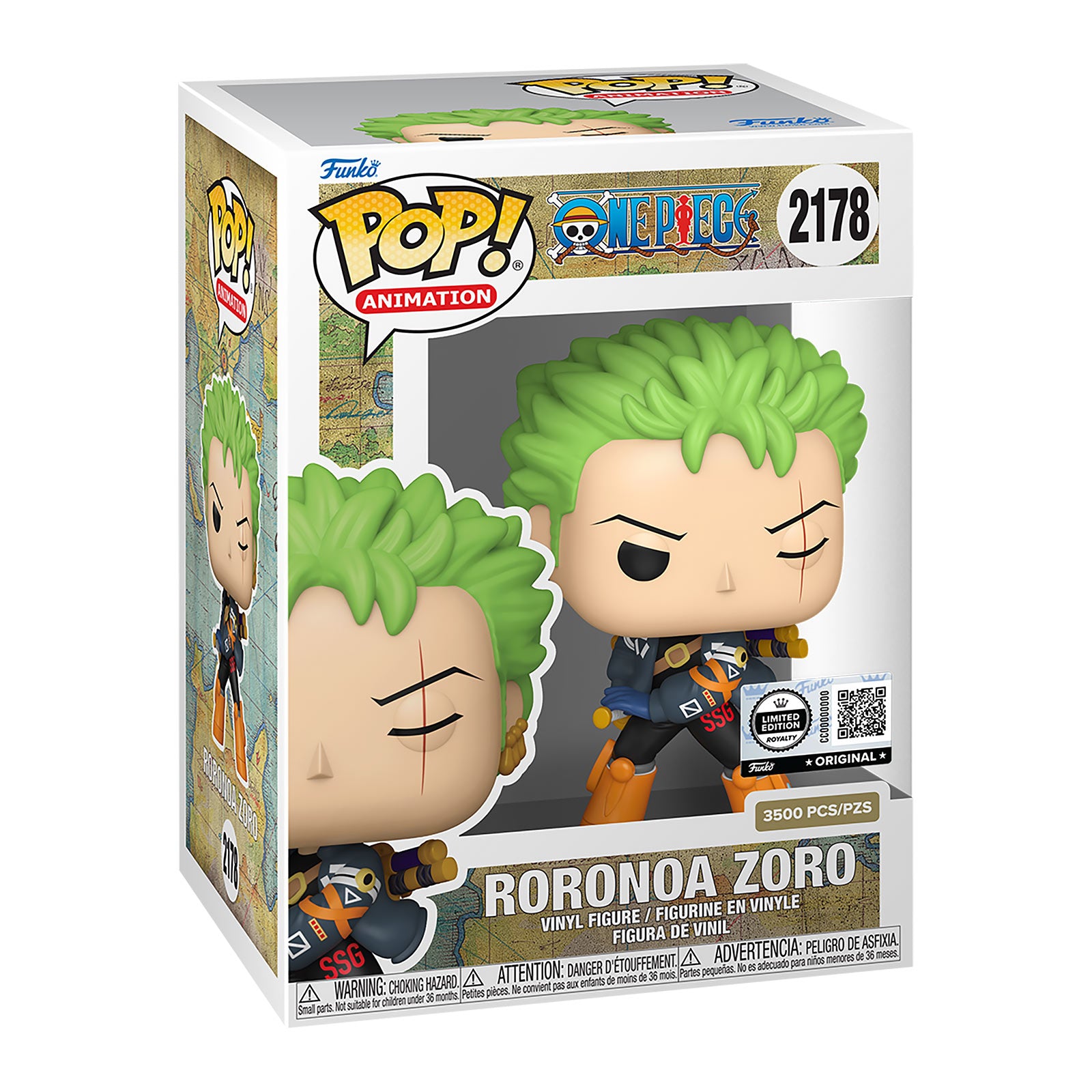 Product image One Piece – Zoro (Egghead Arc) Funko Pop Figure Limited Edition