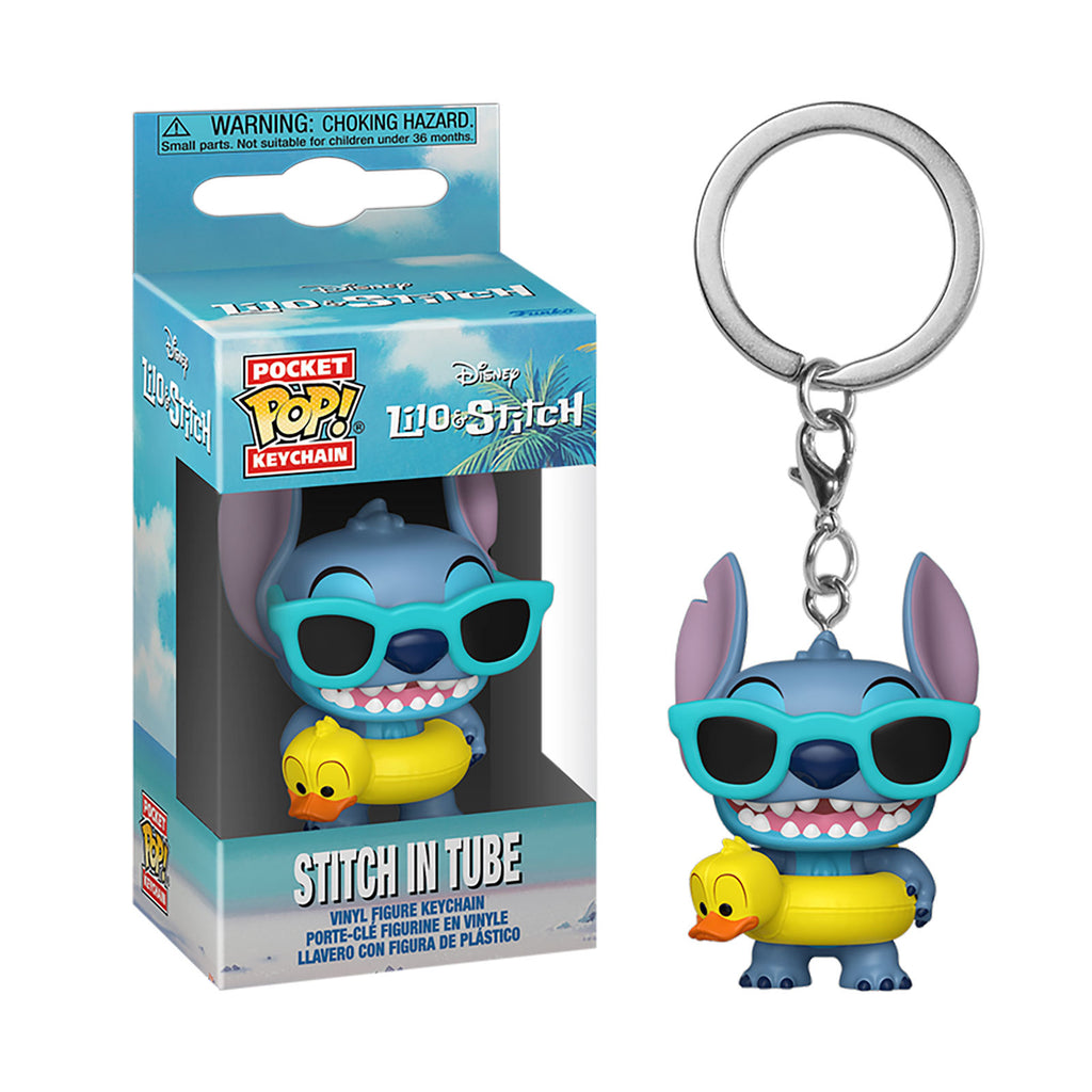 Product image Stitch in Swim Ring Funko Pop Keychain - Lilo & Stitch