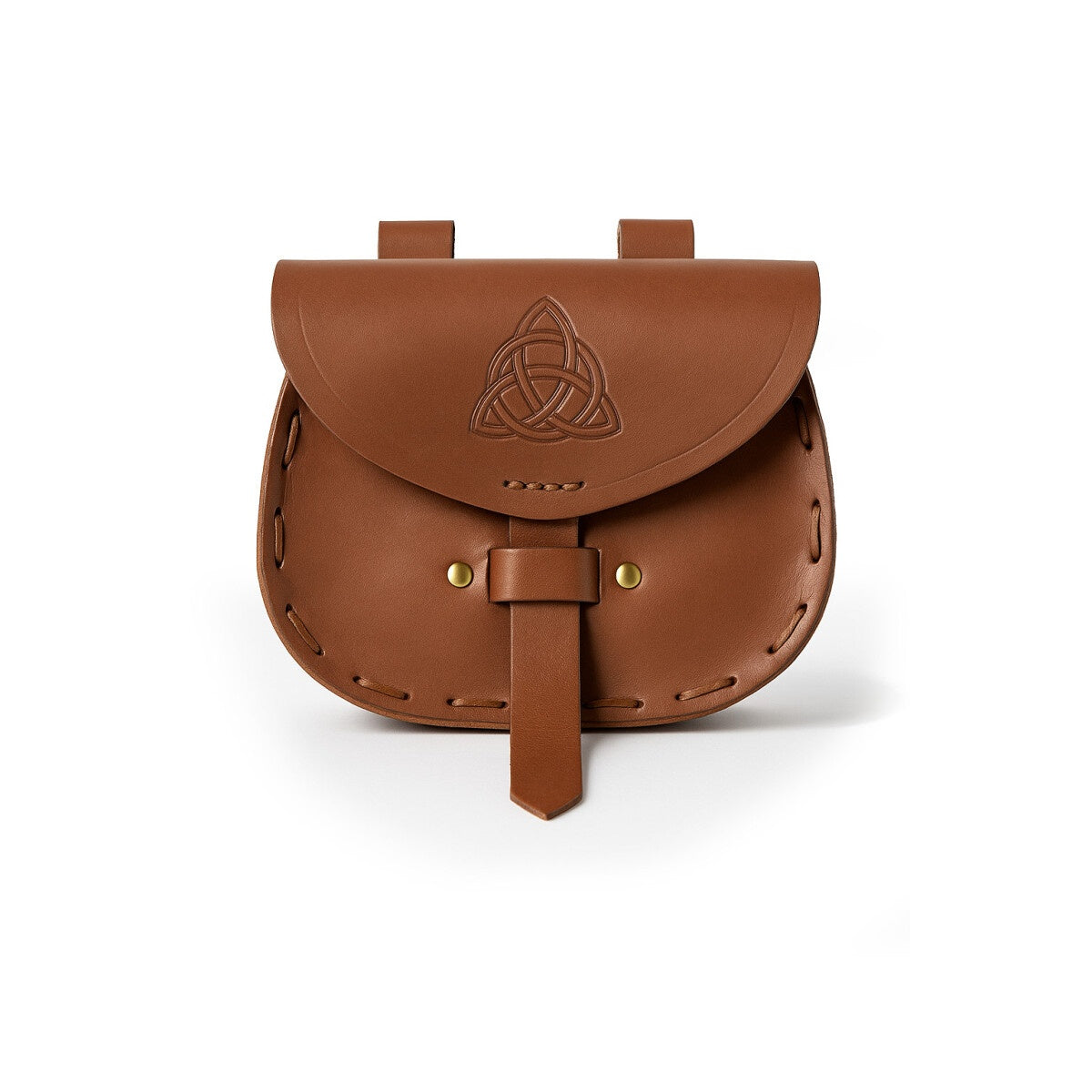 Product image Medieval Leather Belt Pouch Erin with Celtic Embossing