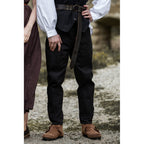 Product image Medieval Trousers Oskar with Decorative Stitching black