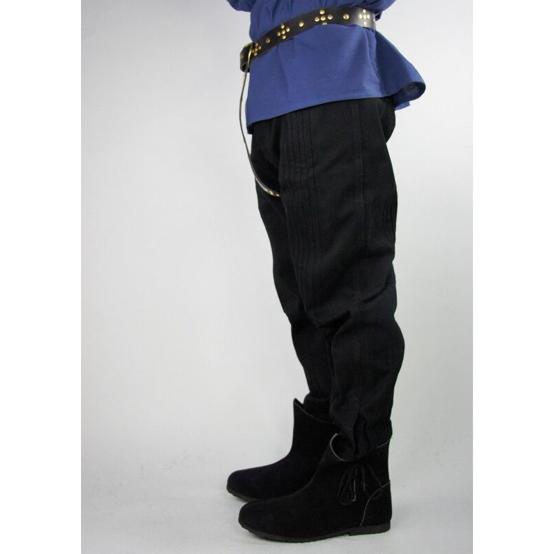 Product image Medieval Trousers Oskar with Decorative Stitching black