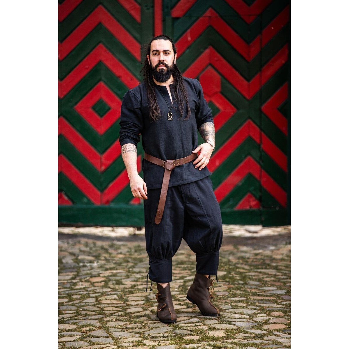 Product image Medieval Knee Breeches Laurence with Lower Leg Lacing black
