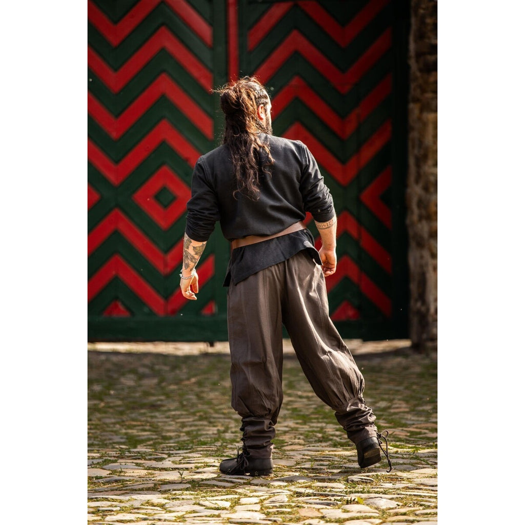 Product image Medieval Trousers Tiago with Leg Lacing brown