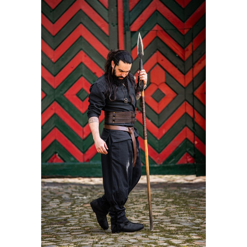 Product image Medieval Trousers Tiago with Leg Lacing black