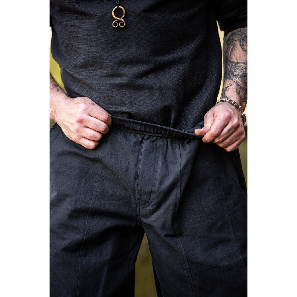 Product image Medieval Trousers Tiago with Leg Lacing black