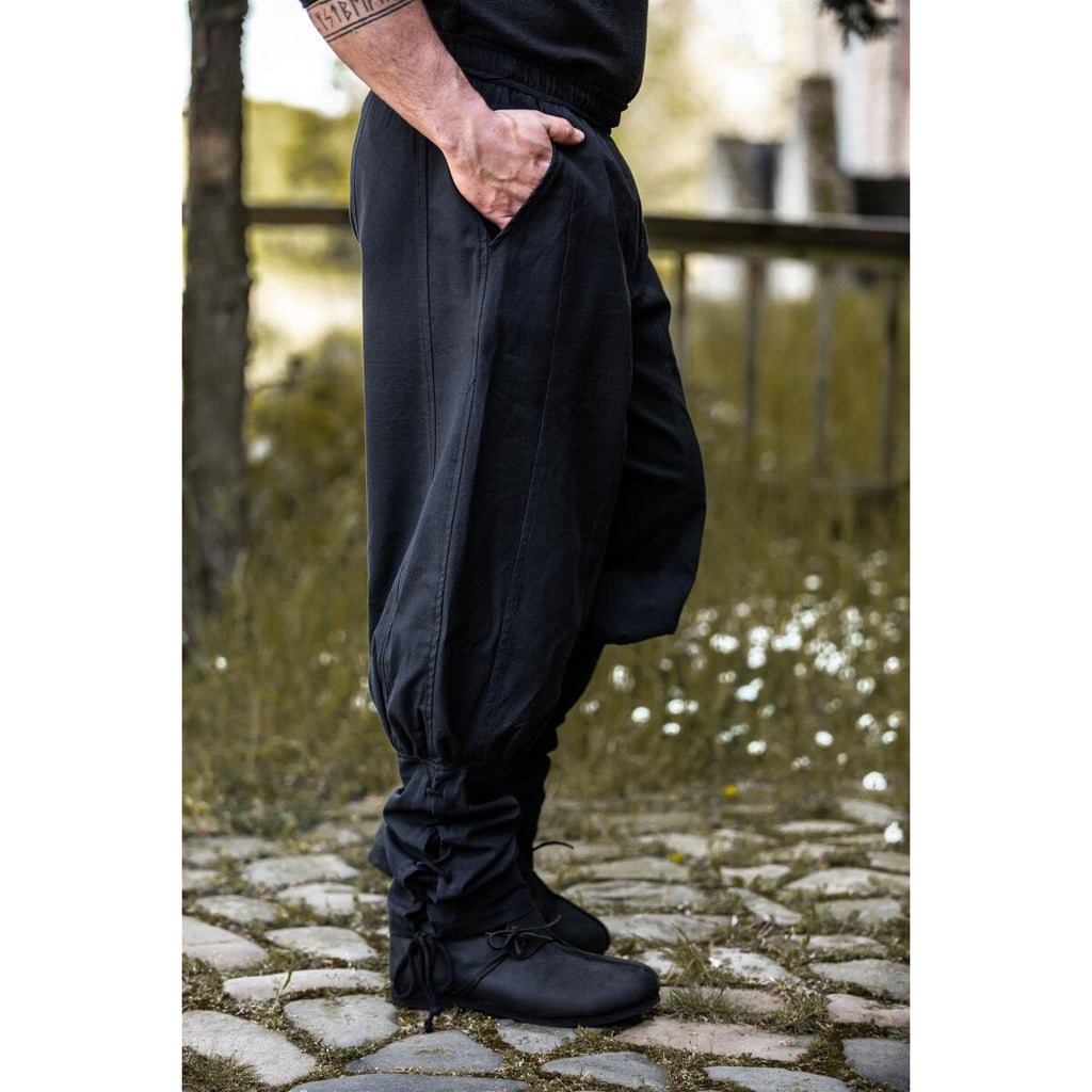Product image Medieval Trousers Tiago with Leg Lacing black