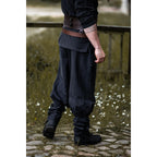 Product image Medieval Trousers Tiago with Leg Lacing black