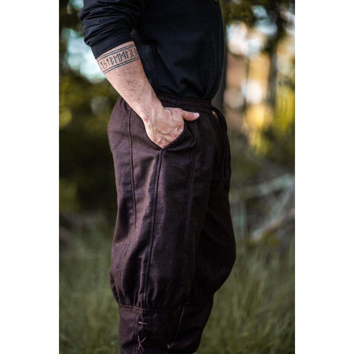 Product image Medieval Woolen Trousers Jorgen brown