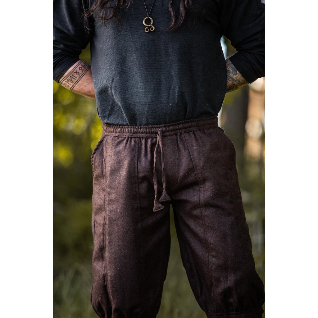 Product image Medieval Woolen Trousers Jorgen brown