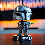 Product image Mandalorian with Grogu Funko Pop Bobble-Head Figure - Star Wars The Mandalorian