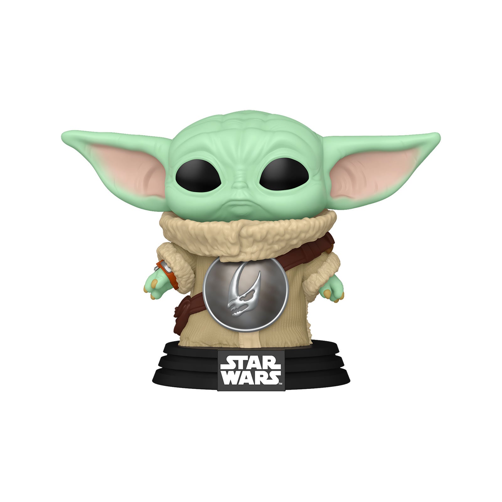 Product image Grogu with Mudhorn Chest Armor Funko Pop Bobble-Head Figure - Star Wars The Mandalorian and Grogu