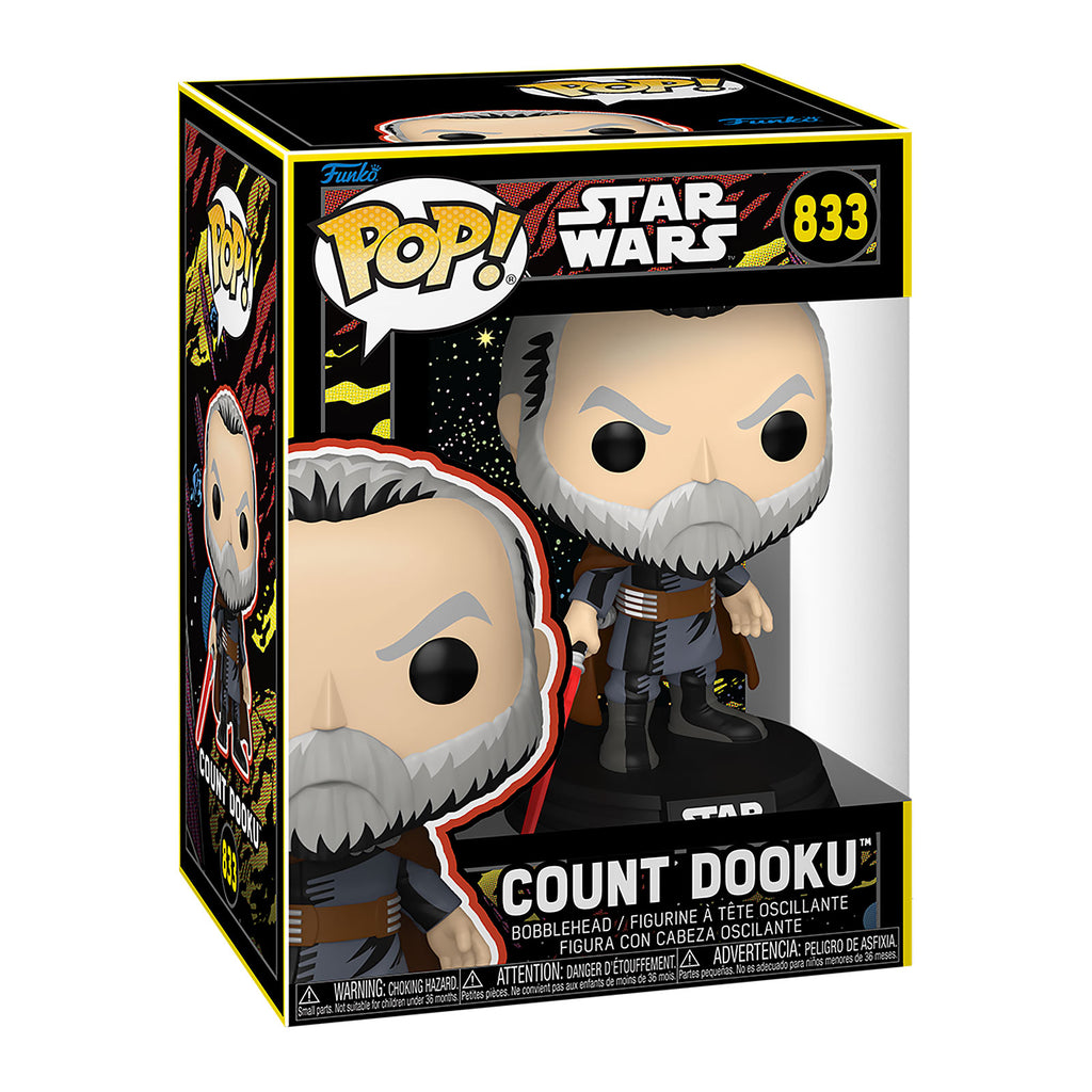 Product image Star Wars – Count Dooku Retro Funko Pop Bobble-Head Figure