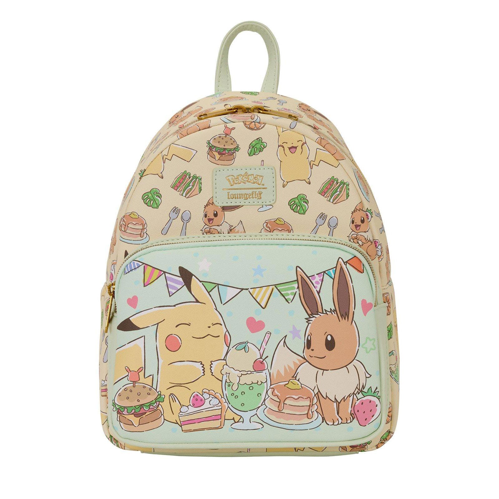 Product image Pokémon - Pikachu and Eevee Food Collection Mini Backpack