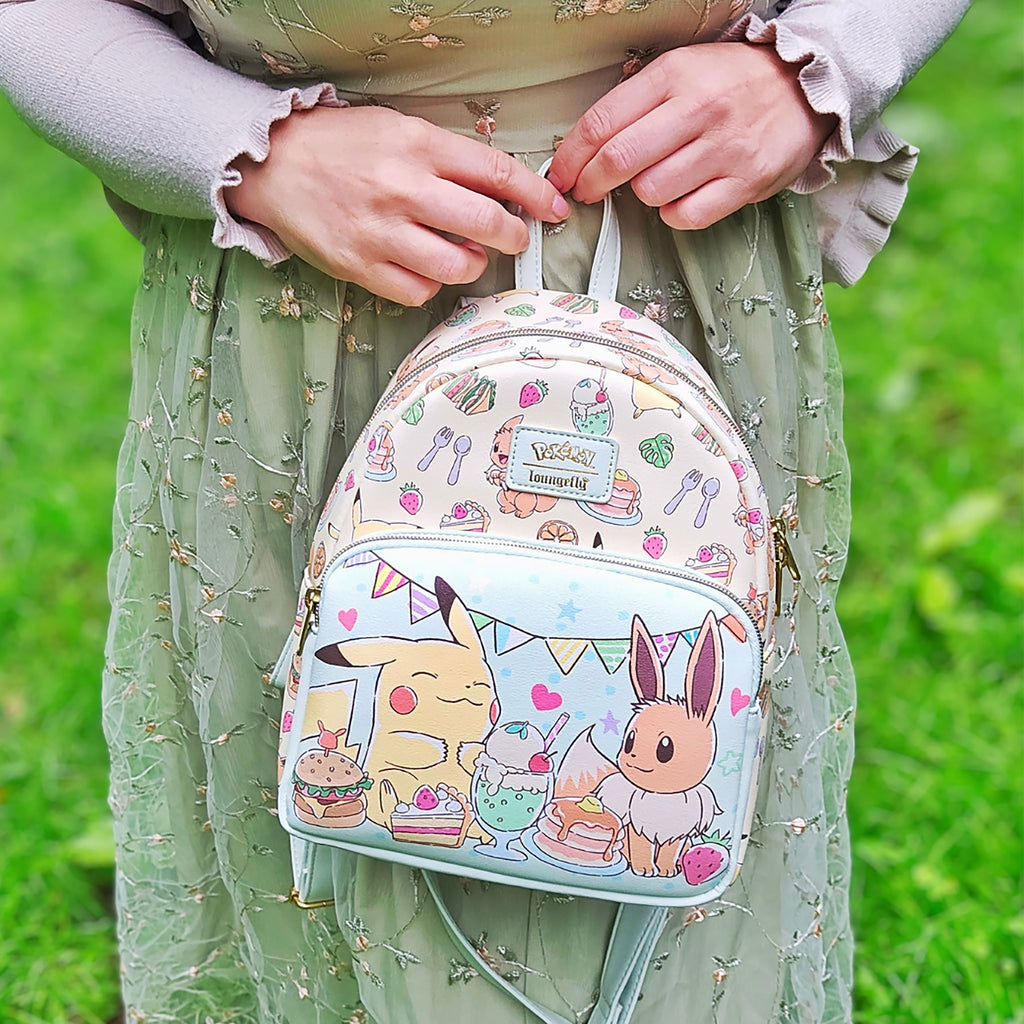 Product image Pokémon - Pikachu and Eevee Food Collection Mini Backpack