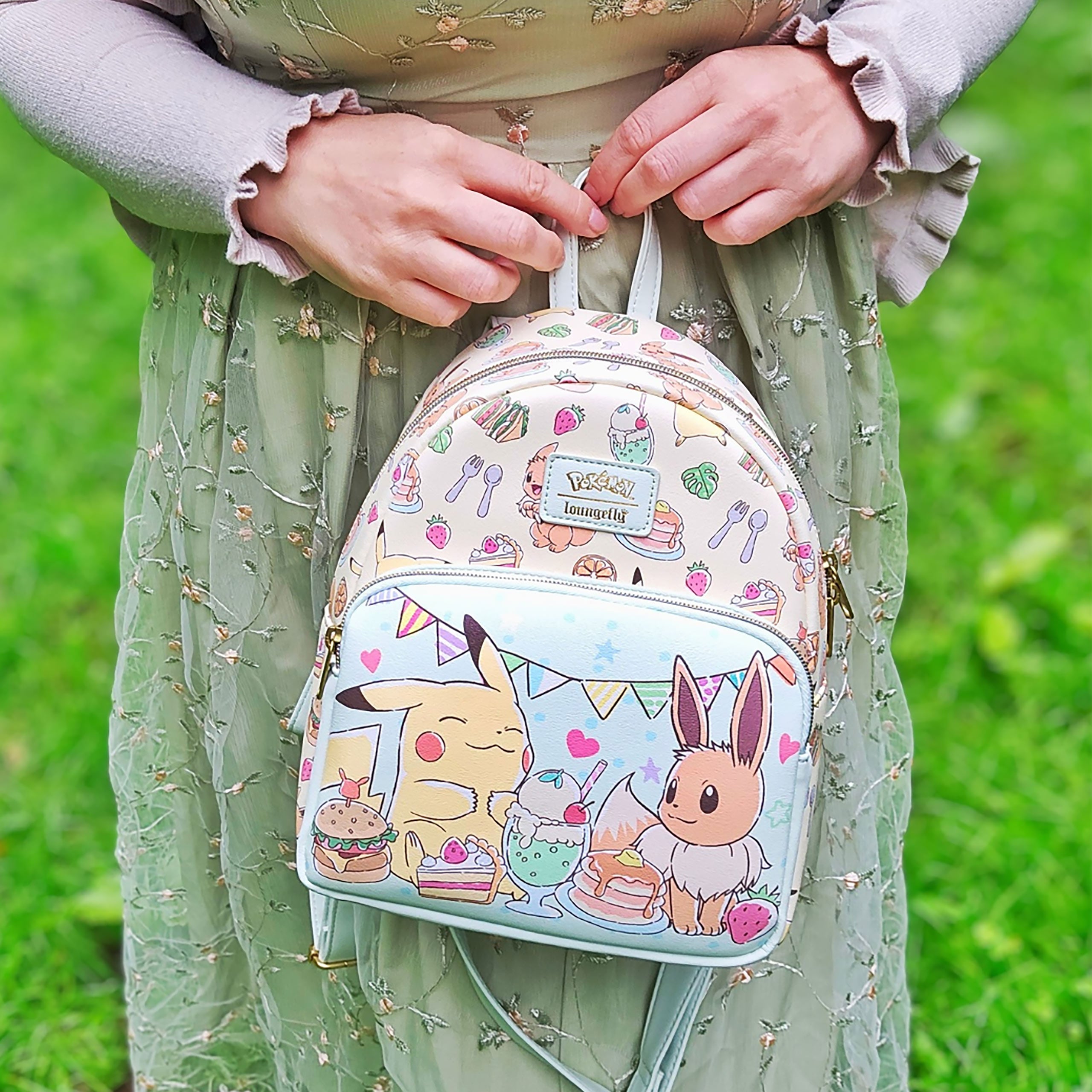 Product image Pokémon - Pikachu and Eevee Food Collection Mini Backpack