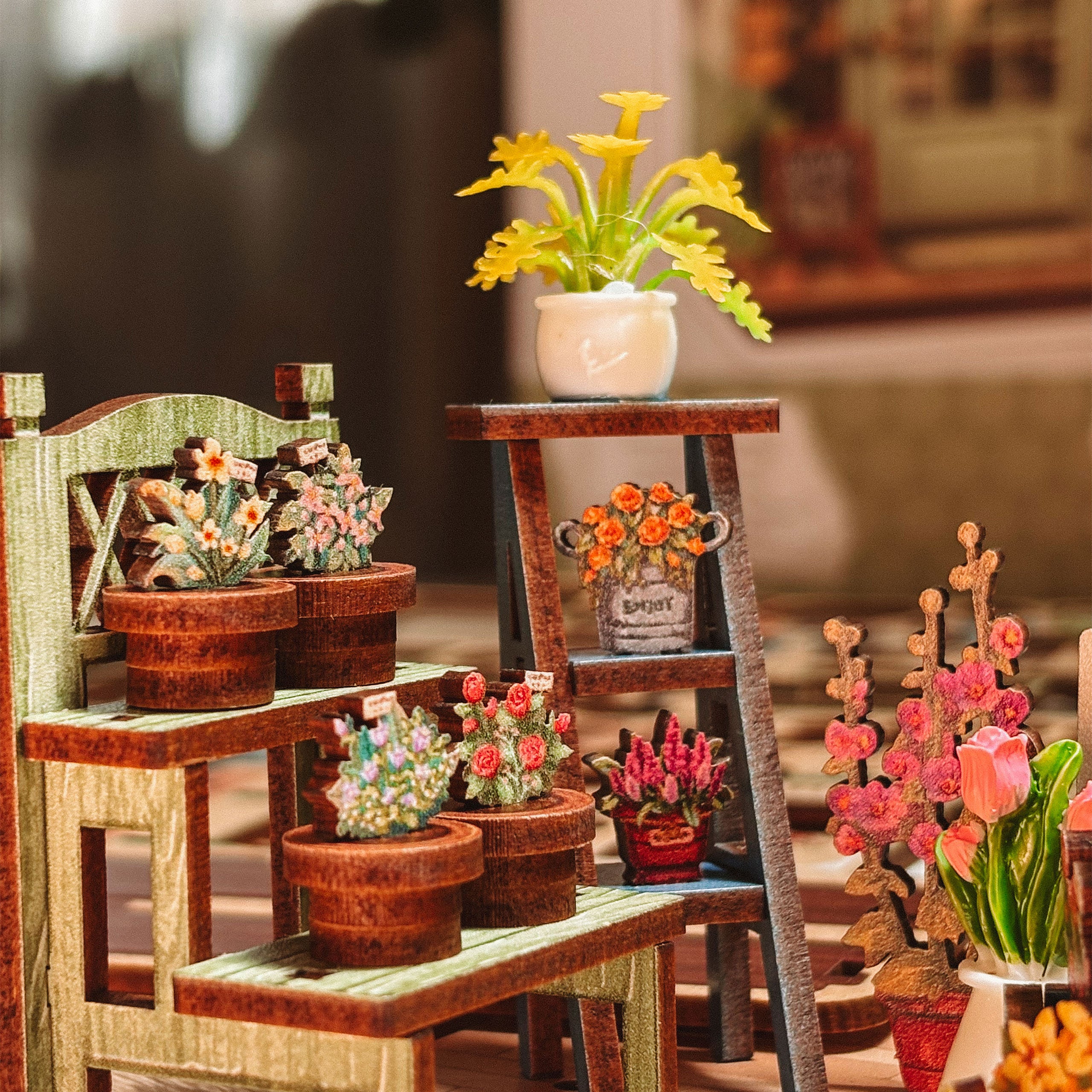 Product image CuteBee - Champs-Élysées Florist Miniature House Book Nook Model Kit