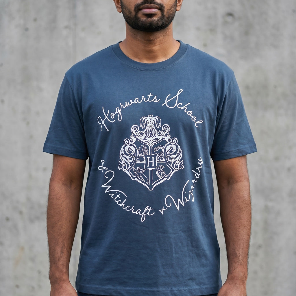 Product image Hogwarts Crest T-Shirt Blue - Harry Potter