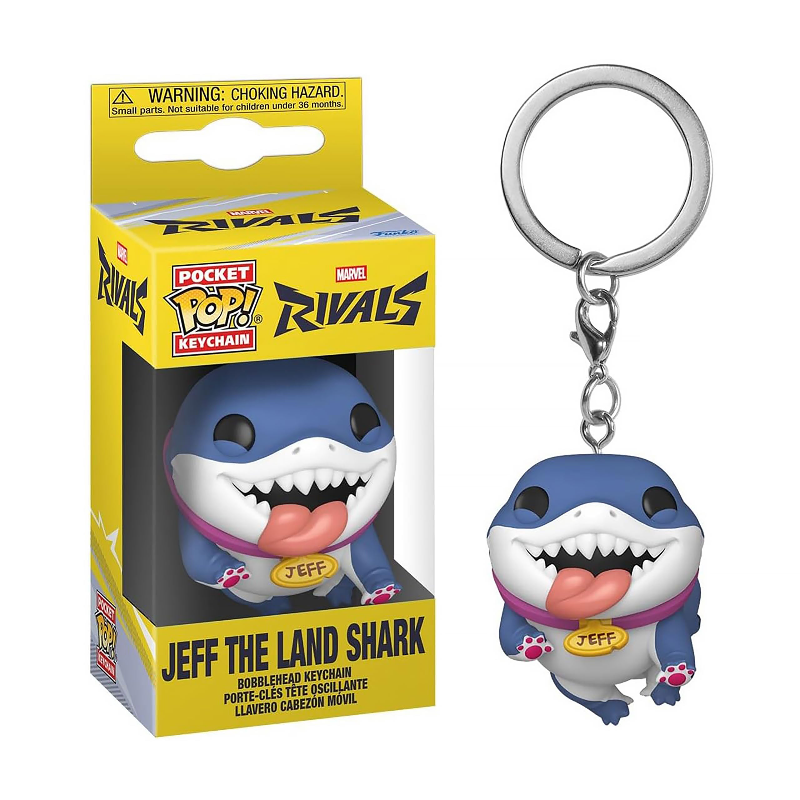 Product image Marvel Rivals - Jeff the Land Shark Funko Pop Keychain