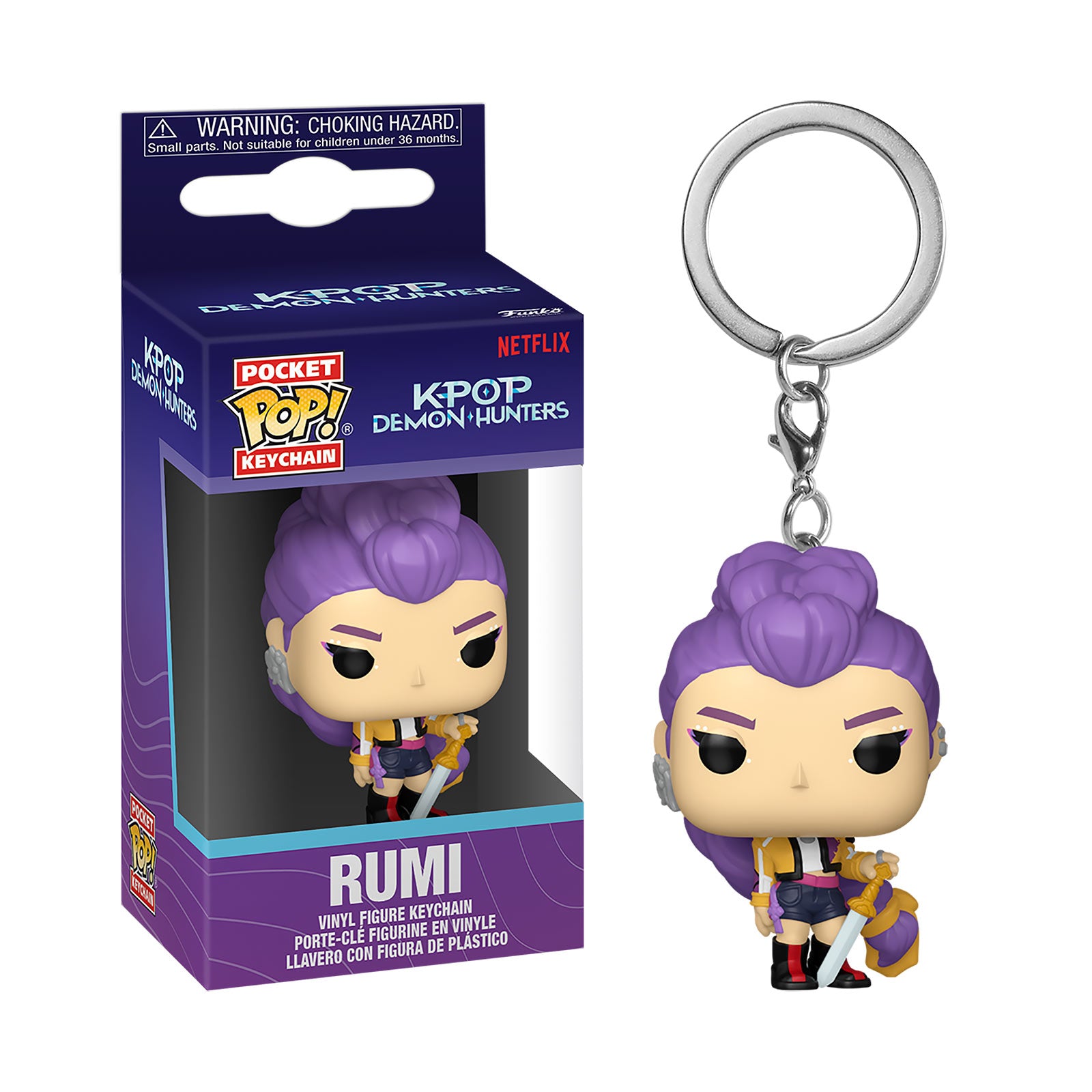 Product image KPop Demon Hunters - Rumi Funko Pop Keychain