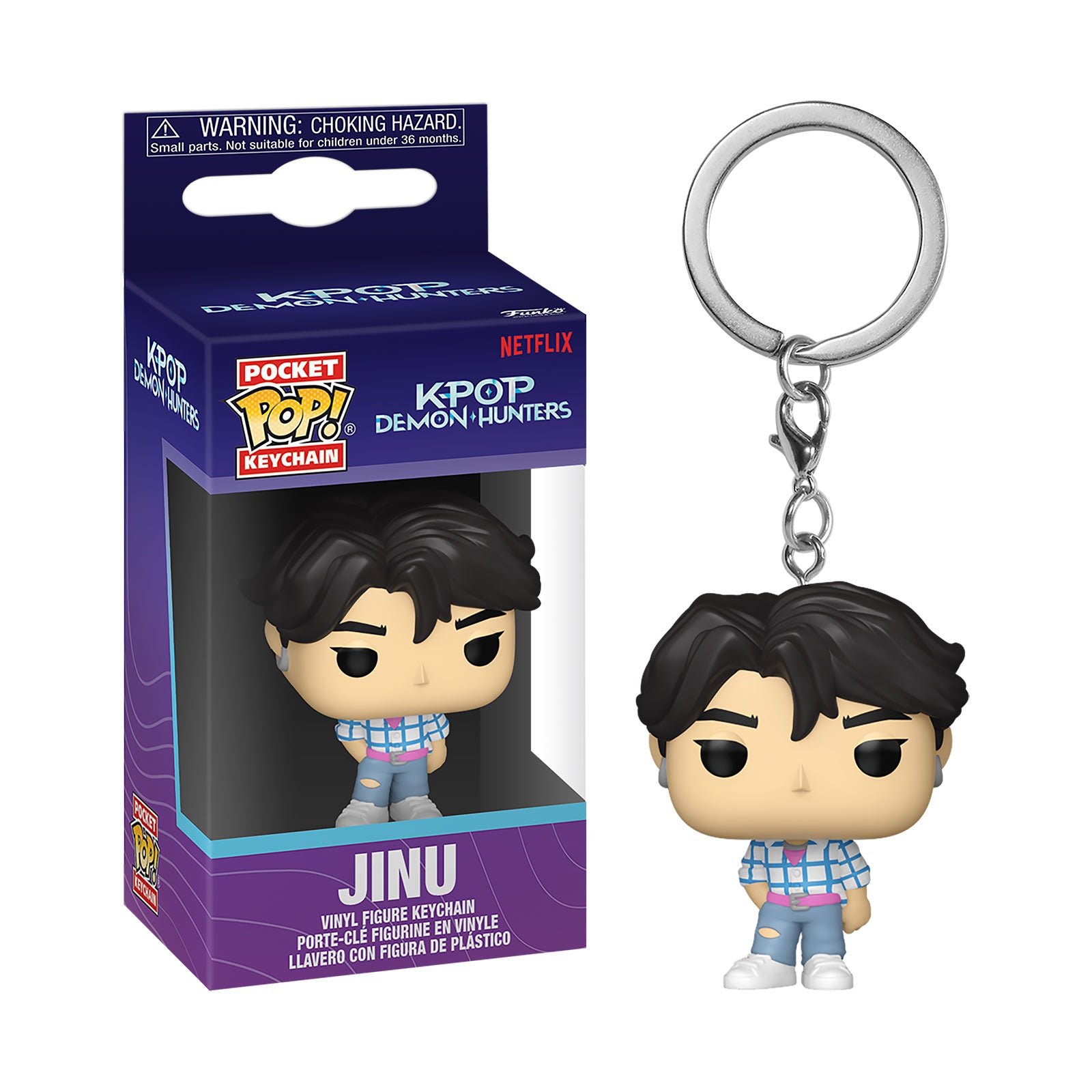 Product image KPop Demon Hunters - Jinu Funko Pop Keychain