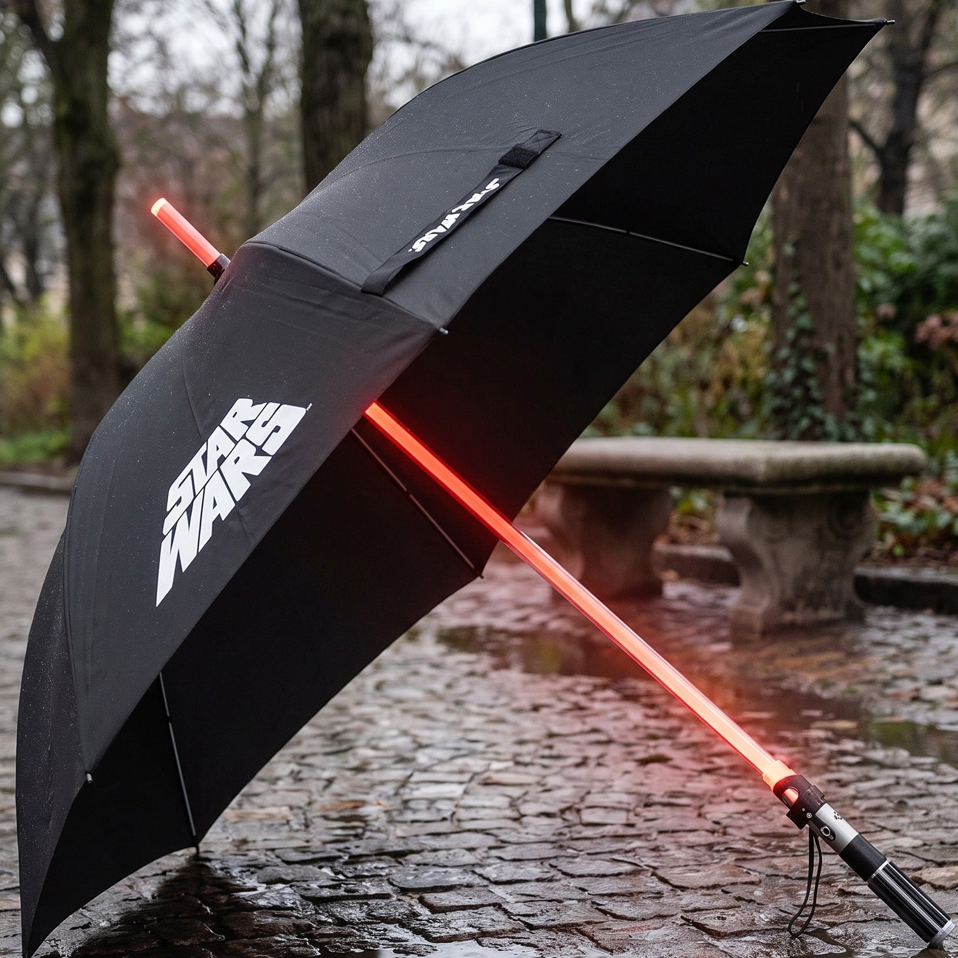 Product image Darth Vader Lightsaber Umbrella with Light-Up Function - Star Wars