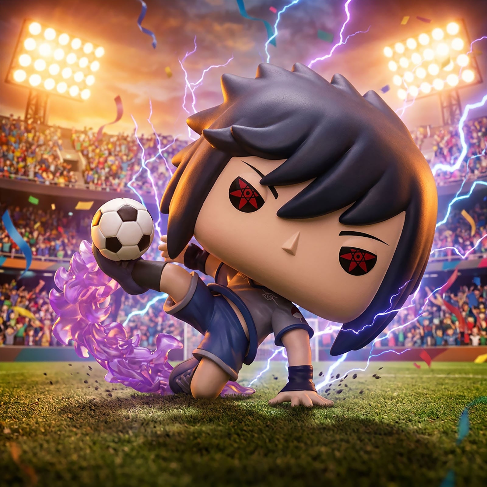 Product image Naruto Shippuden - Sasuke with Football Funko Pop! Figure