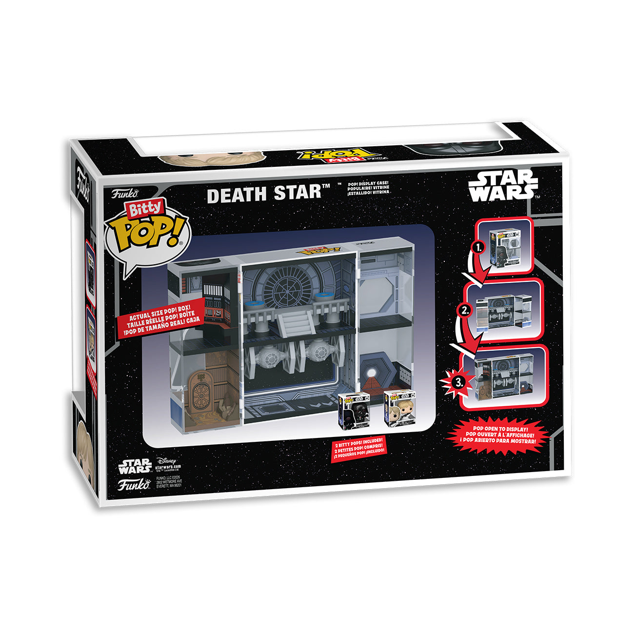 Product image Star Wars - Death Star Funko Bitty Pop Display with 2 Figures
