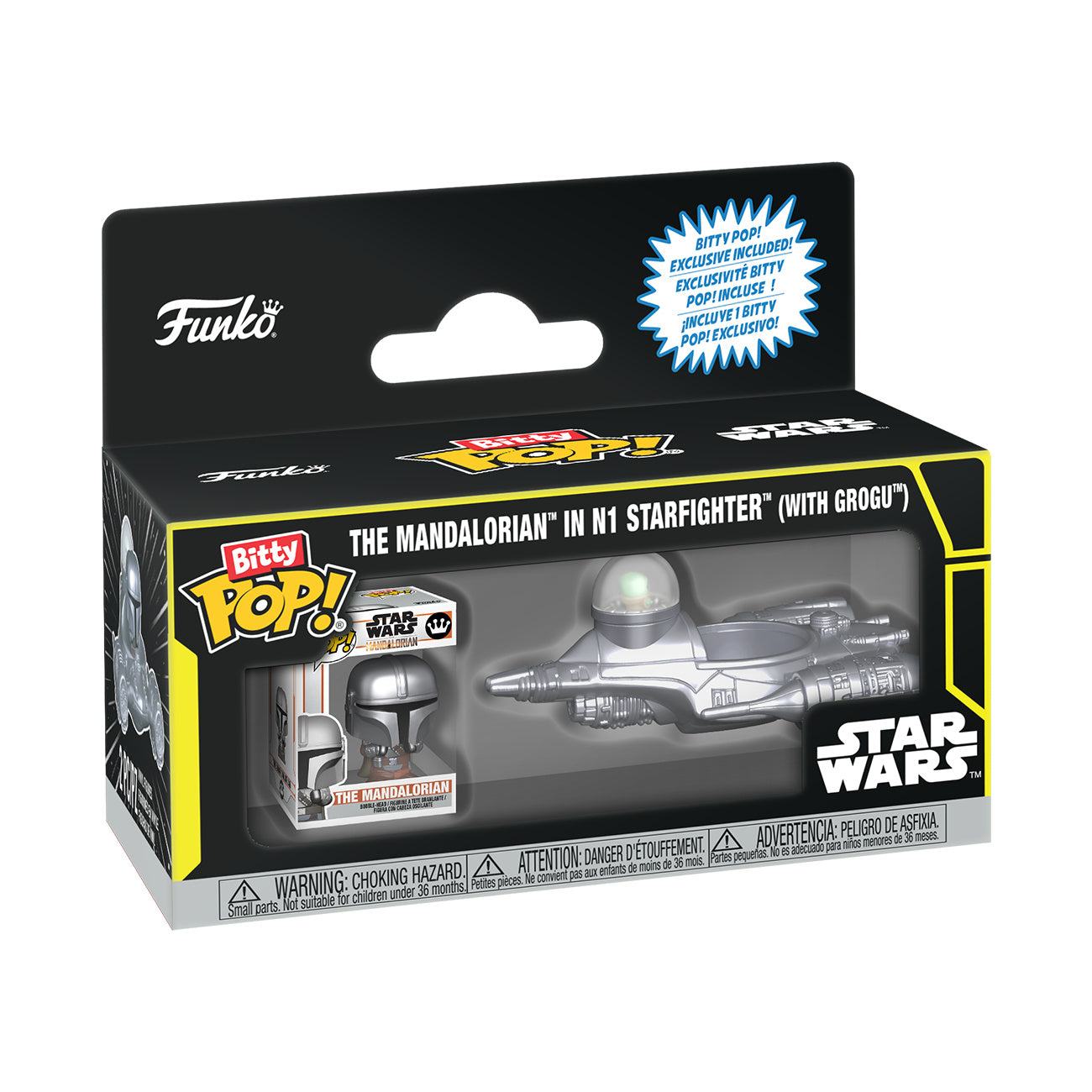 Product image Star Wars - Mando with Starfighter Funko Bitty Pop Ride Figure Set