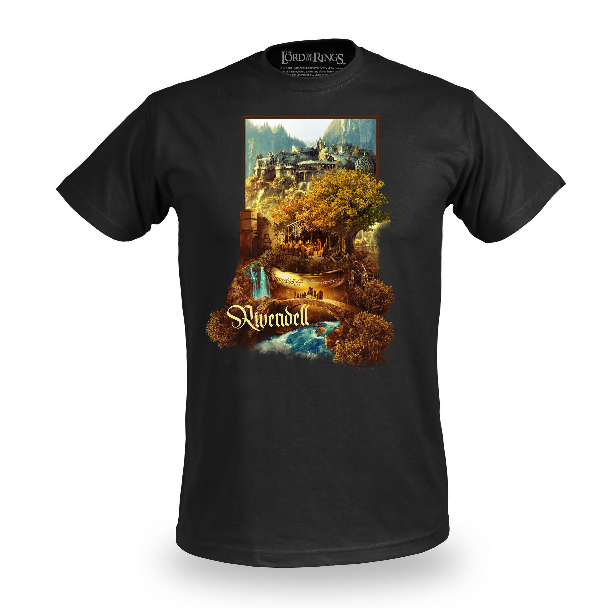 Product image Rivendell T-Shirt Black - The Lord of the Rings