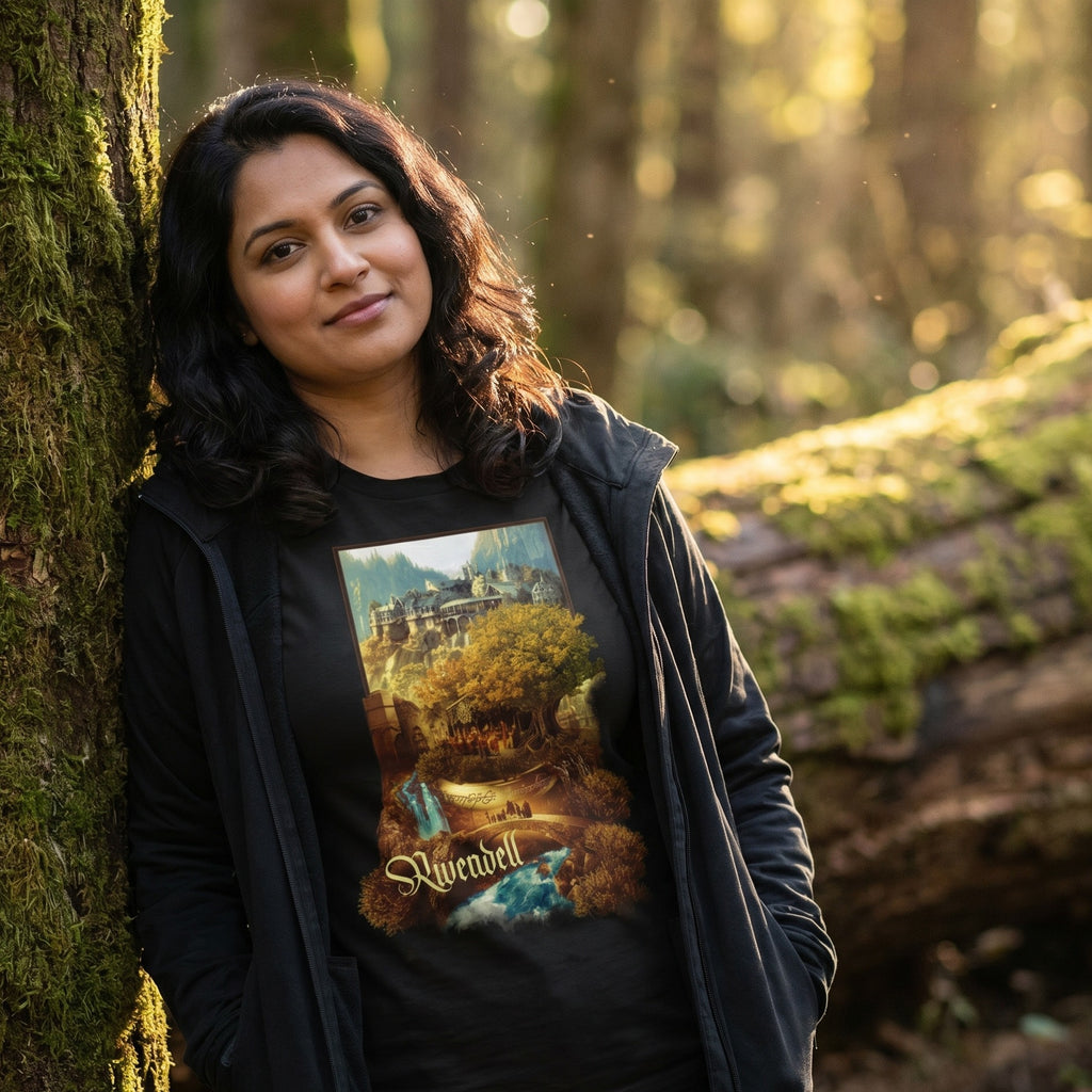 Product image Rivendell T-Shirt Black - The Lord of the Rings