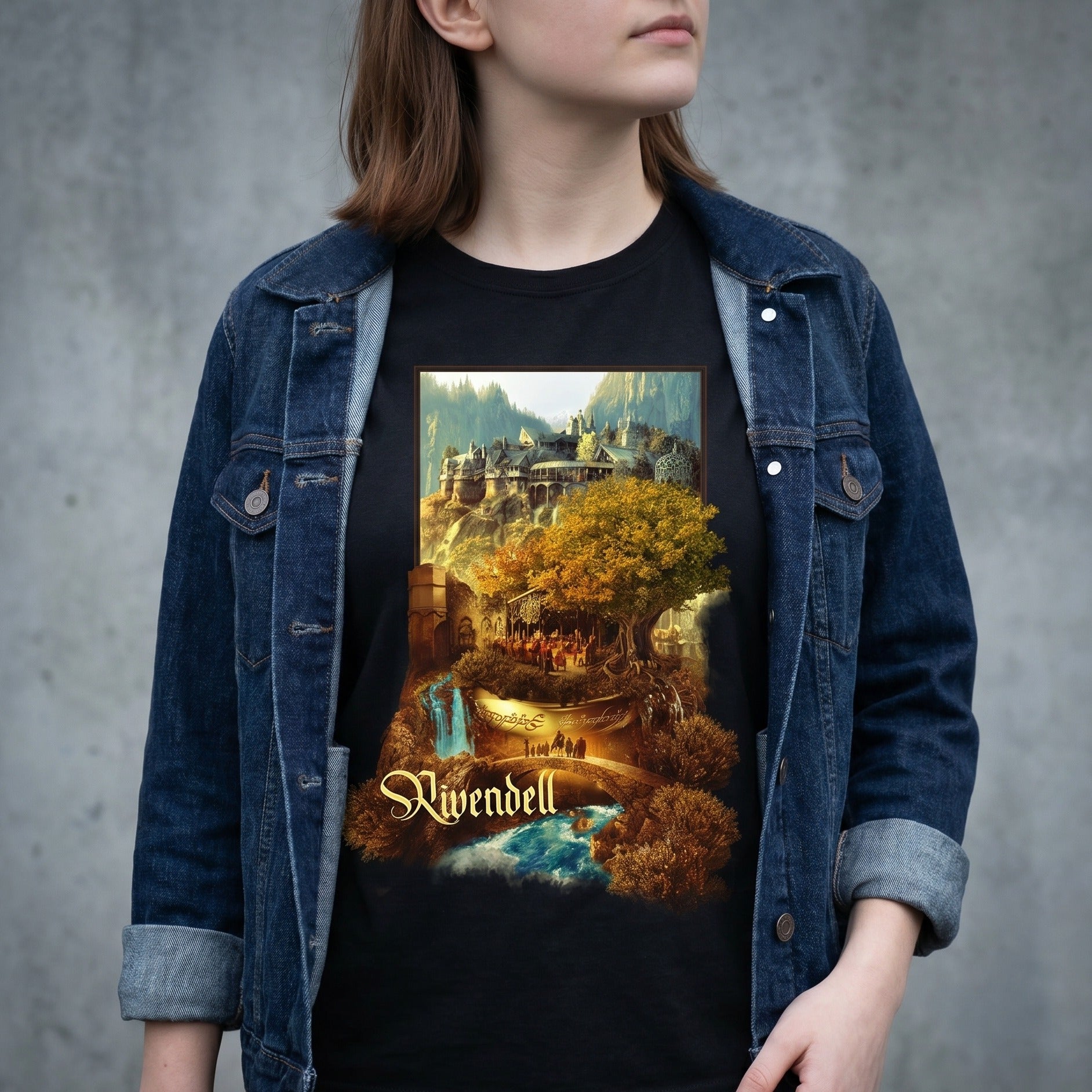 Product image Rivendell T-Shirt Black - The Lord of the Rings