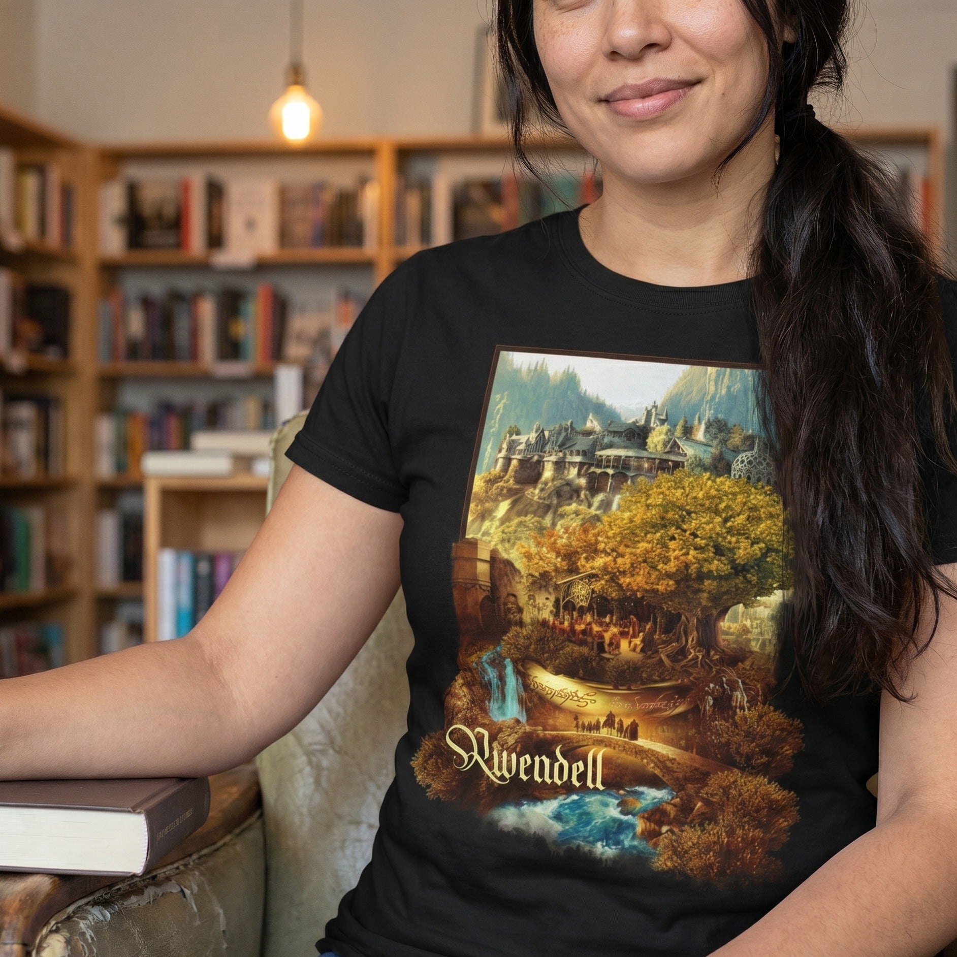 Product image Rivendell T-Shirt Black - The Lord of the Rings