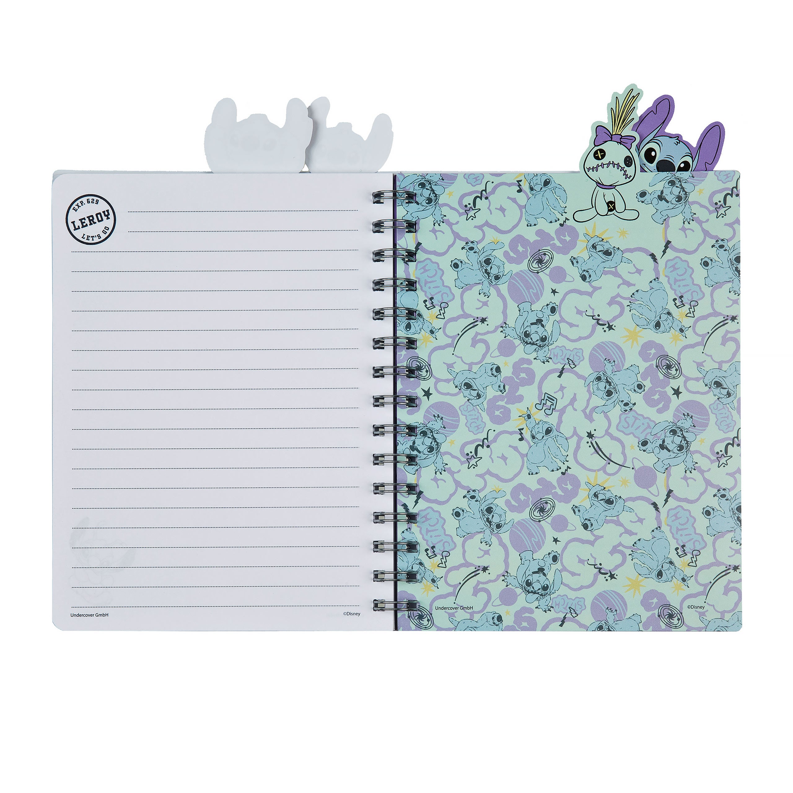 Product image Stitch Spiral Notebook A5 - Lilo & Stitch