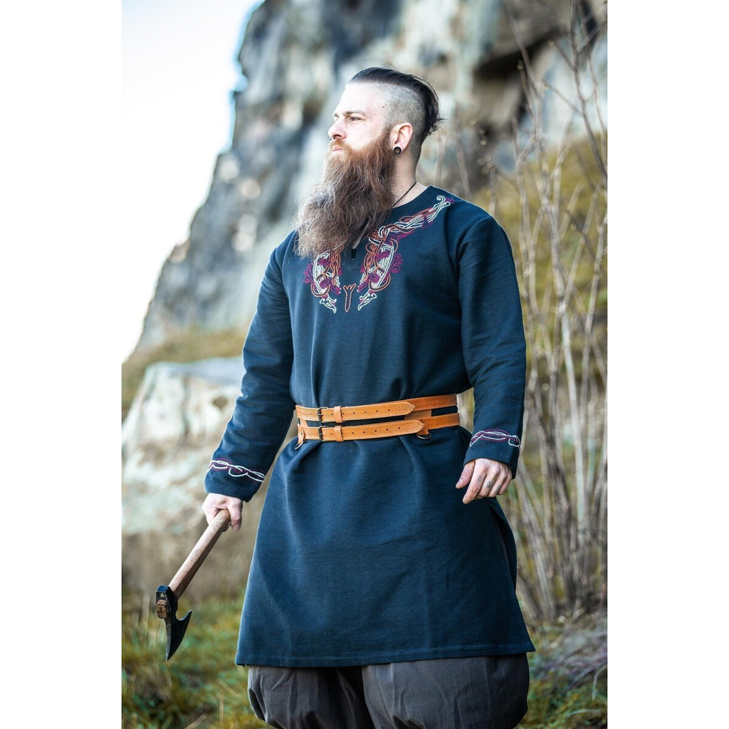 Product image Medieval Viking Tunic Snorri black-red