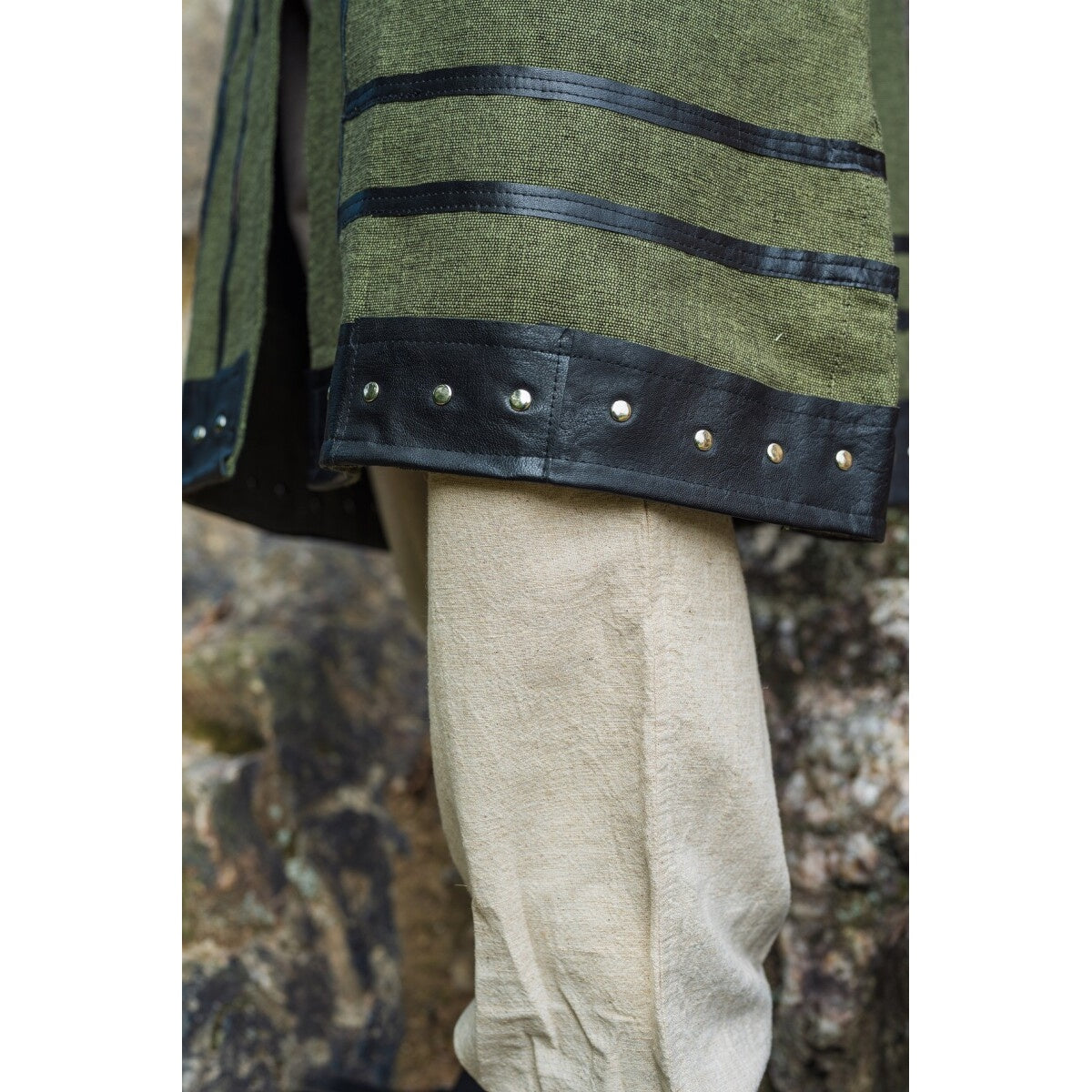 Product image Medieval Viking Tunic Rollo Short Sleeve Green