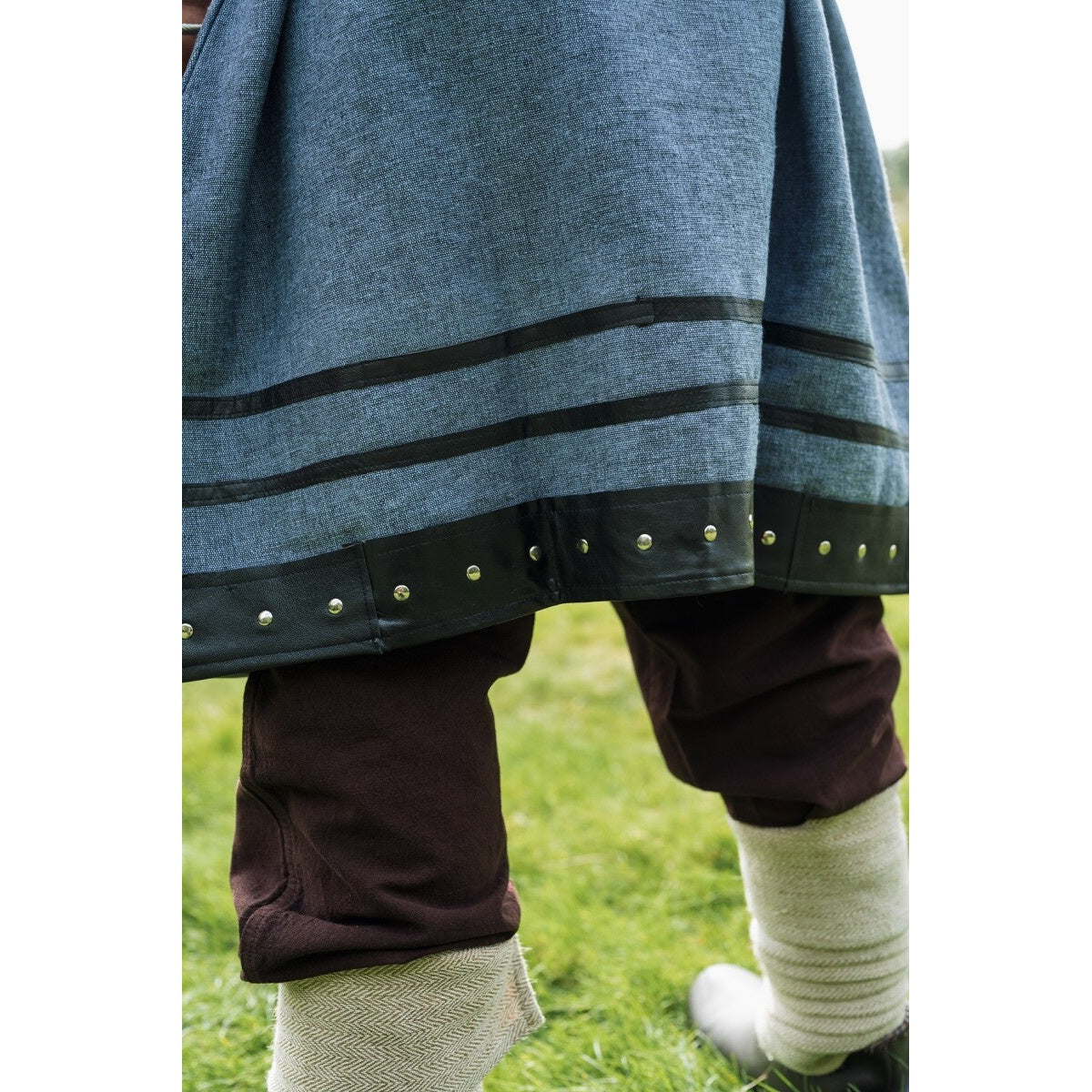 Product image Medieval Viking Tunic Rollo short-sleeved blue-grey