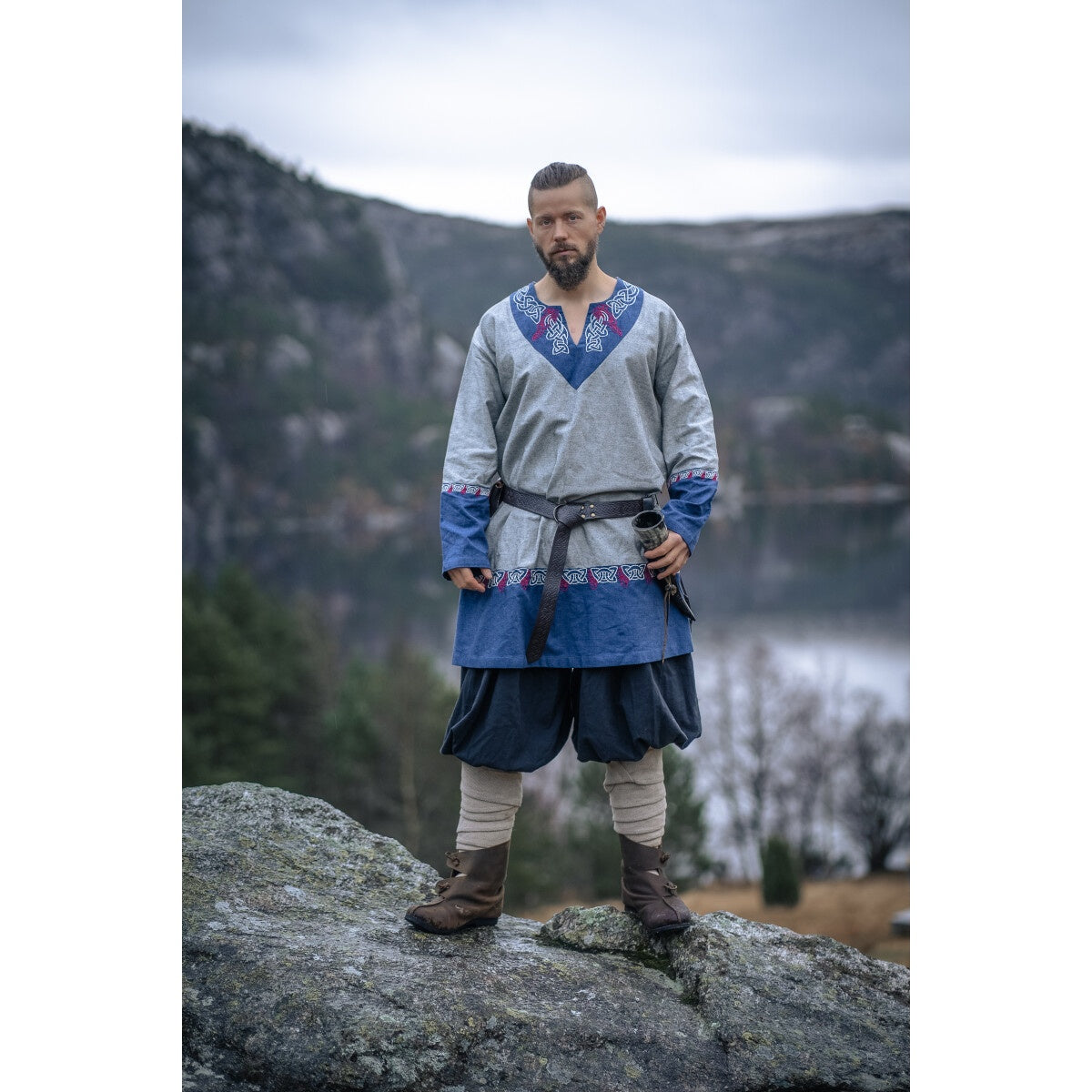 Product image Medieval Viking Tunic Freydis grey
