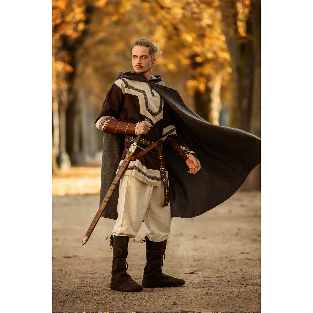 Product image Medieval Celtic Tunic Aidan dark brown-beige