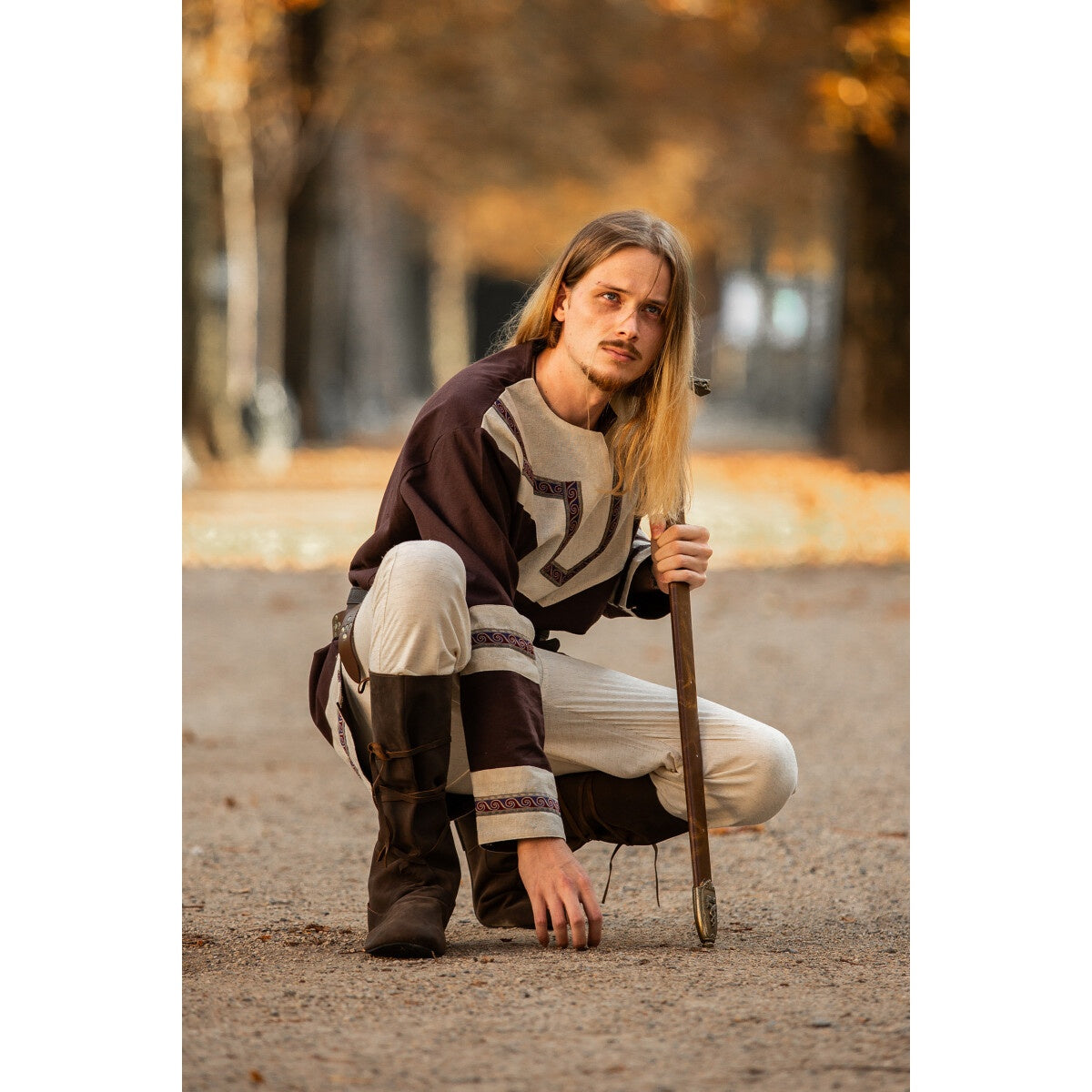 Product image Medieval Celtic Tunic Aidan dark brown-beige