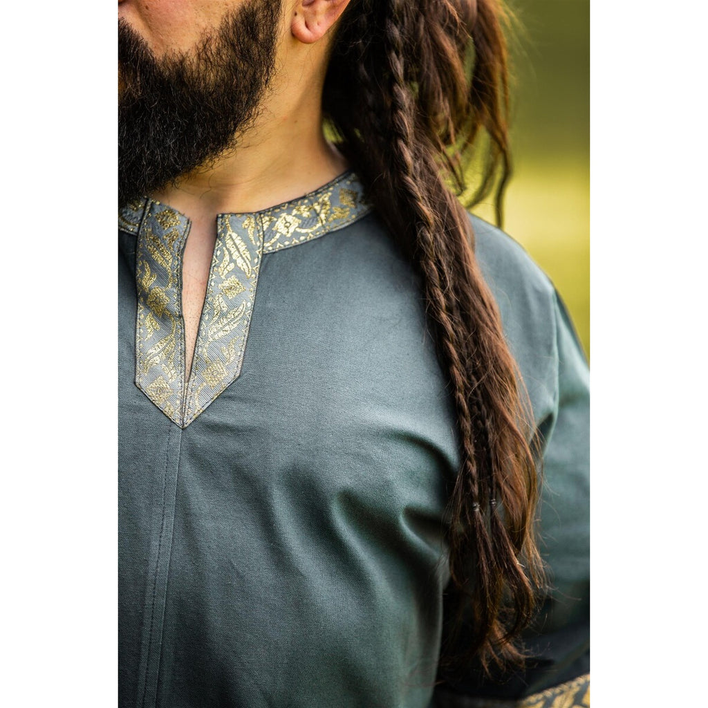 Product image Medieval Short-Sleeve Tunic Njal blue