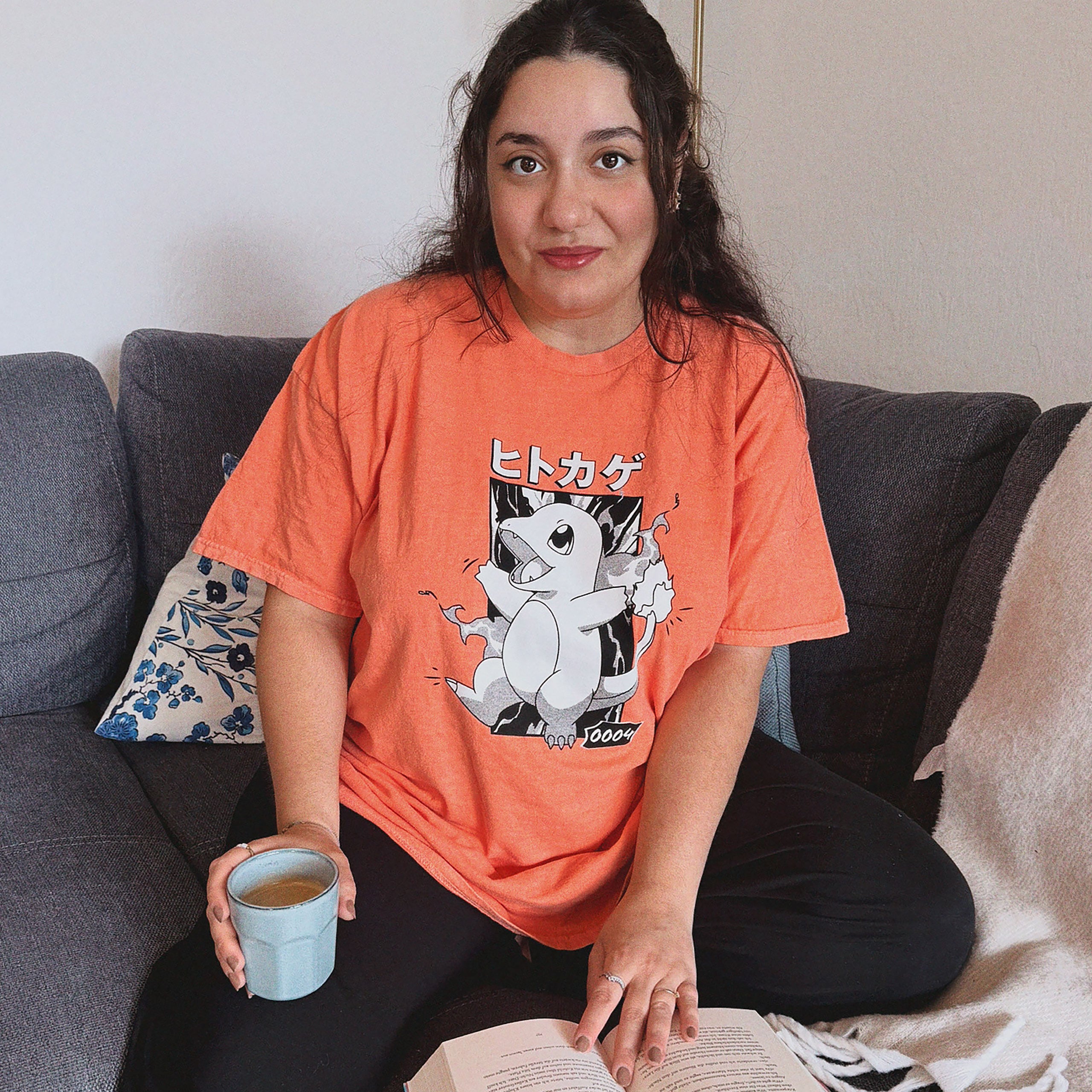 Product image Pokémon - Charmander Katakana Vintage T-Shirt