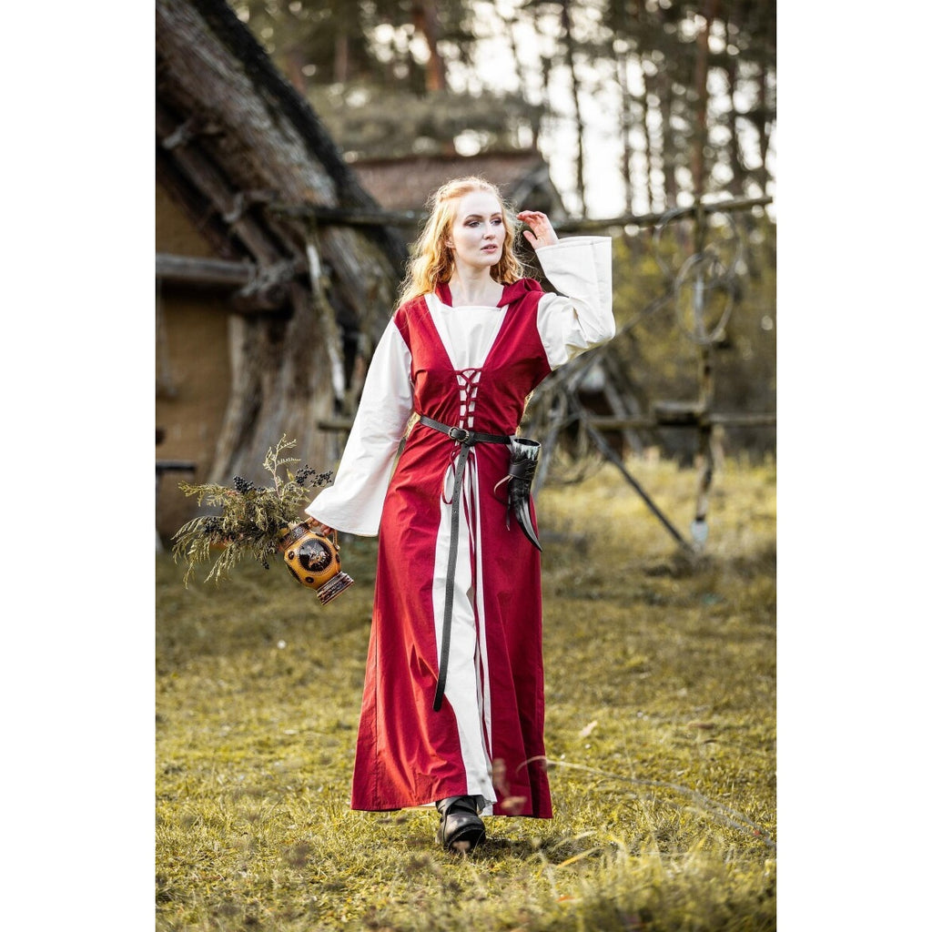 Product image Medieval Dress Genefe red-beige