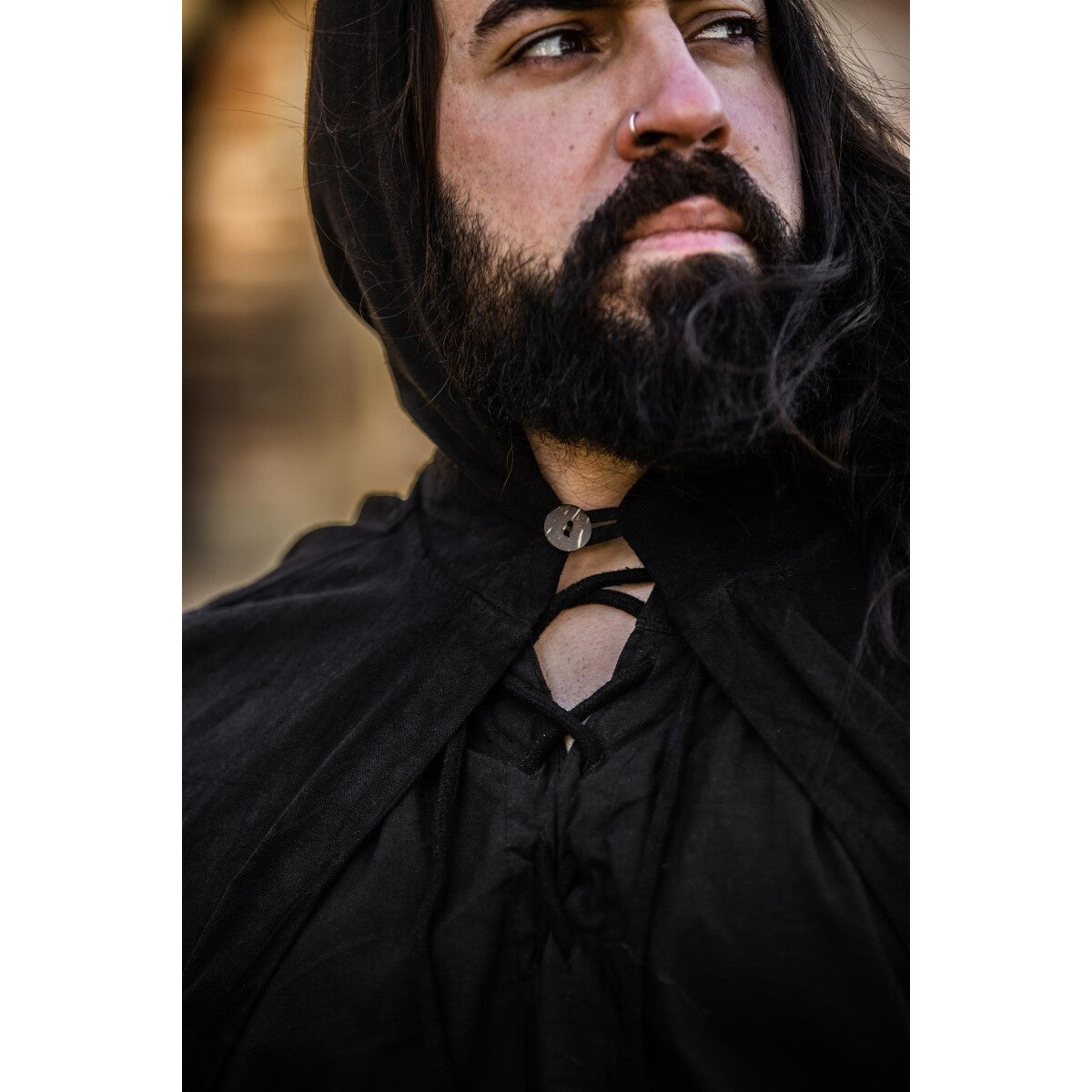 Product image Medieval Cloak of the Templar Knights Arnulf black-red