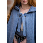 Product image Medieval Hooded Cloak Mila dove blue