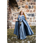 Product image Medieval Hooded Cloak Mila dove blue