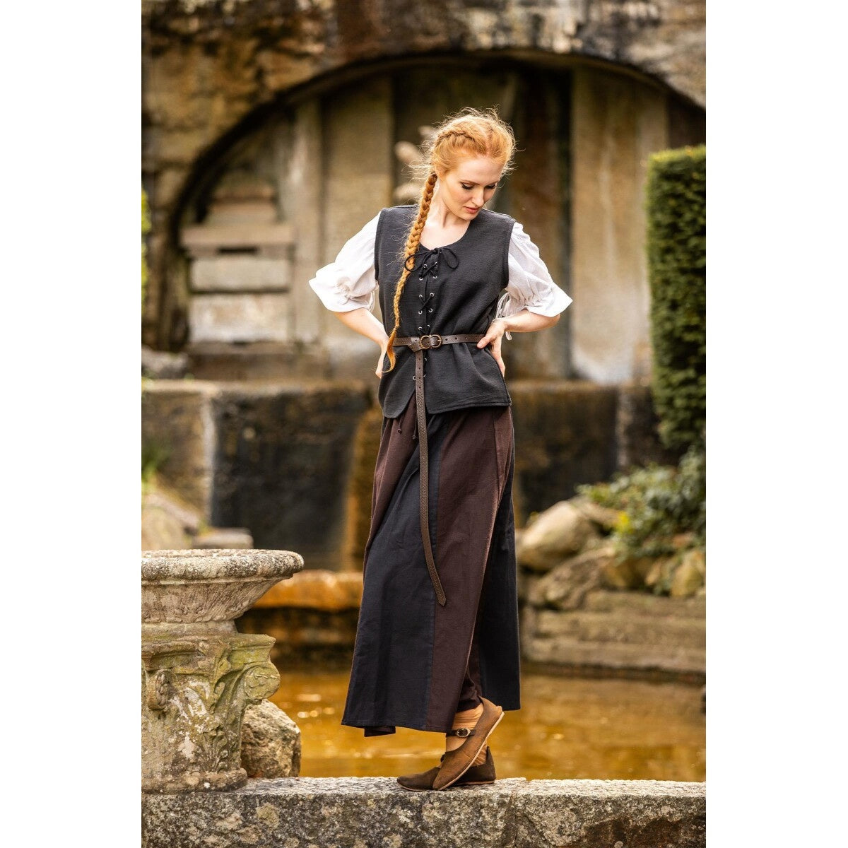 Product image Medieval Cotton Vest Franziska black