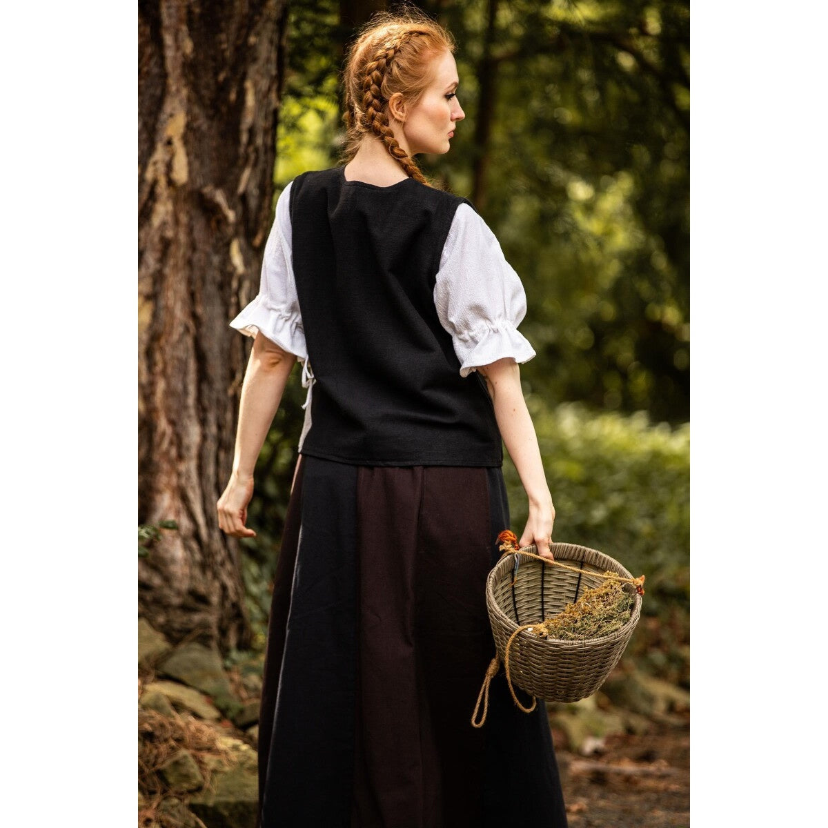 Product image Medieval Cotton Vest Franziska black